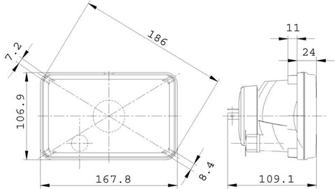 Hella HB2 12V/55W Low & High Halogen Conversion Head Lamp Kit - 008888101