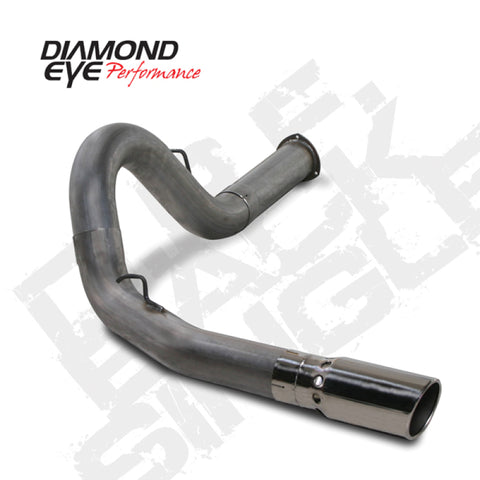 Diamond Eye KIT 5in DPF-BACK SGL SS 07.5-08 CHEVY 6 6L 2500/3500 PCKGD BX46X14X14OD EL-PL - K5134S