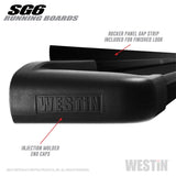 Westin SG6 Black Aluminum Running Boards 89.50 in - 27-64745