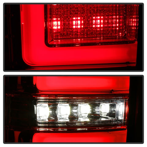 Spyder 16-17 Toyota Tacoma LED Tail Lights - Red Clear (ALT-YD-TT16-LED-RC) - 5085757