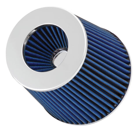 Spectre Adjustable Conical Air Filter 5-1/2in. Tall (Fits 3in. / 3-1/2in. / 4in. Tubes) - Blue - 8136