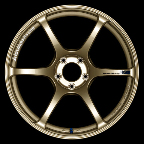 Advan RGIII 18x10.5 +15 5-114.3 Racing Gold Metallic Wheel - YAR8L15EZ