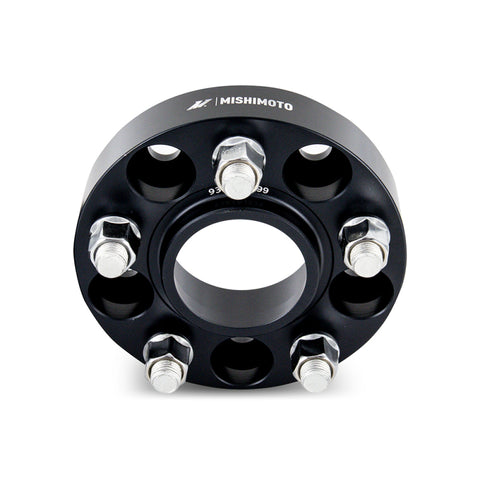 Mishimoto Wheel Spacers - 5x100 - 56.1 - 25 - M12 - Black - MMWS-008-250BK