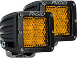 Rigid Industries D-Series - Diffused Rear Facing High/Low - Yellow - Pair - 90151