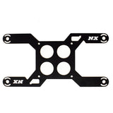 Nitrous Express Carb Plate Solenoid Bracket for Dominator (4 Solenoid) - 15729D