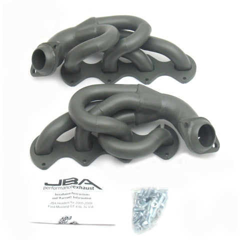 JBA 05-10 Ford Mustang 4.6L 3V 1-5/8in Primary Ti Ctd Cat4Ward Header - 1675SJT