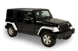 Putco 07-18 Jeep Wrangler Chrome ABS Fender Flares - 403505