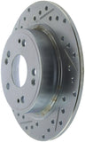 StopTech Select Sport Drilled & Slotted Rotor - Rear Right - 227.40068R