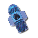 Russell Performance -6 AN Flare to 3/8in Pipe Pressure Adapter (Blue) - 670060