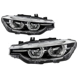 Spyder BMW F30 3 Series 4Dr LED Projector Headlights Chrome PRO-JH-BF3012H-4D-LED-C - 9948534