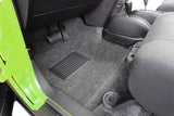 BedRug 07-16 Jeep JK Unlimited 4Dr Front 4pc Floor Kit (Incl Heat Shields) - BRJK07F4