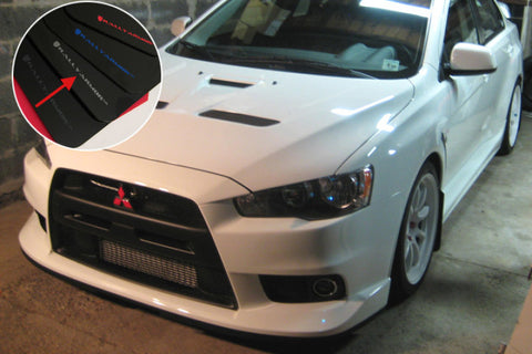 Rally Armor 08-17 Mitsubishi EVO X Black UR Mud Flap w/ Silver Logo - MF10-UR-BLK/SIL