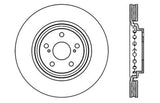 StopTech Drilled Sport Brake Rotor - 128.44158R