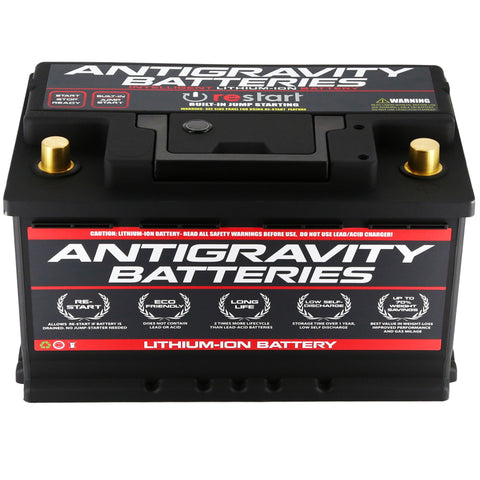 Antigravity H8/Group 49 Lithium Car Battery w/Re-Start - AG-H8-60-RS