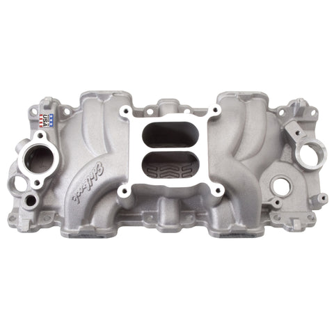 Edelbrock Intake Manifold Single Quad Perf RPM Chevrolet 348/409 Inwin Big Block Small Port - 7158