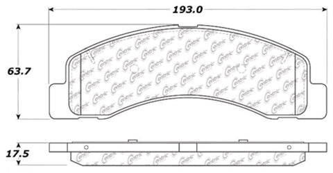 StopTech 99-04 Ford F-250 / 00-05 Excursion / 99-04 F-350 Super Duty Front Truck & SUV Brake Pads - 319.07560