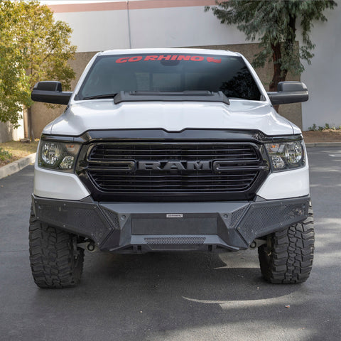 Go Rhino 19-24 Ram 1500 (Excl. Rebel/Warlock/TRX) Element Front Bumper w/Pwr Bar - Tex. Blk - 341301T