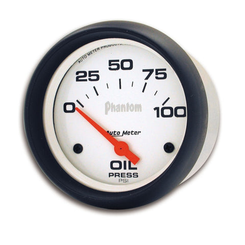 Autometer Phantom 66.7mm 0-100 PSI SSE Oil Pressure Gauge - 5827