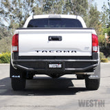 Westin 16-20 Toyota Tacoma Outlaw Rear Bumper - Textured Black - 58-81045