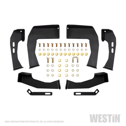 Westin 99-13 Chevy/GMC Silverado/Sierra 1500 Ext Cab HDX Nerf Step Bars - Textured Black - 56-116852