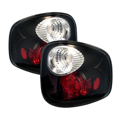 Spyder Ford F150 Flareside 97-03 Euro Style Tail Lights Black ALT-YD-FF15097FS-BK - 5003379