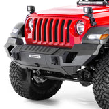 Go Rhino 07-20 Jeep Wrangler JL/JLU/JK/JKU/Gladiator JT Trailline Front Full Width Bumper - 230121T