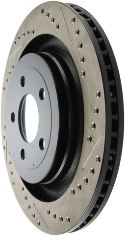 StopTech Slotted & Drilled Sport Brake Rotor - 2015 Ford Mustang GT - Rear Left - 127.61109L