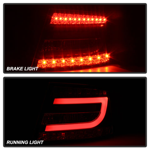 Spyder Audi A6 05-08 4Dr Sedan Only Version 2 Light Bar LED Tail Lights Blk ALT-YD-AA605V2-LBLED-BK - 5080769