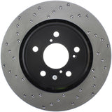 StopTech Sport Cross Drilled Brake Rotor - Front Left - 128.40092R