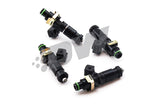 DeatschWerks 95-99 Mitsubishi Eclipse 4G63T / 03-06 Evo 8/9 Bosch EV14 1200cc Injectors (Set of 4) - 16MX-09-1200-4