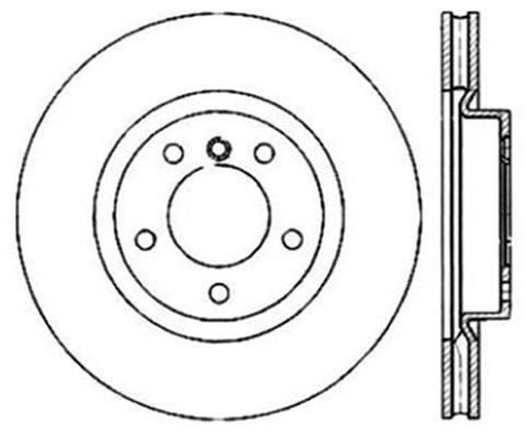 StopTech Slotted & Drilled Sport Brake Rotor - 127.34038L