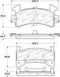 StopTech Street Brake Pads - 308.01540