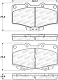 StopTech Street Brake Pads - Front - 308.06110