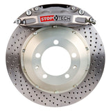 StopTech Nissan 90-96 300ZX Front Big Brake Kit Trophy ST-40 Calipers Drilled 355x32mm Rotors - 83.647.4700.R2