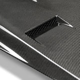 Seibon 2017-2018 Nissan GTR R35 GTII-Style Carbon Fiber Hood - HD17NSGTR-GTII