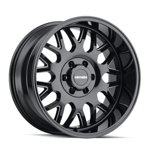 Mayhem 8110 Tripwire 20x9 / 8x170 BP / 0mm Offset / 130.8mm Hub Black w/ Milled Spokes Wheel - 8110-2970BM