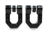 DV8 Offroad Elite Series D-Ring Shackles - Pair (Black) - UNSK-01BL