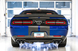 AWE Tuning 2017+ Challenger 5.7L Touring Edition Exhaust - Non-Resonated - Chrome Silver Quad Tips - 3020-42076