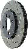 StopTech Drilled Sport Brake Rotor - 128.34018L