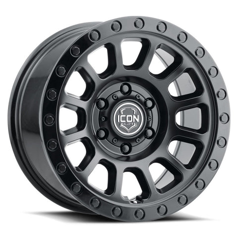 ICON Hulse 17 X 8.5 6 X 120 0mm Offset 4.75in BS Double Back - 8017859447DB