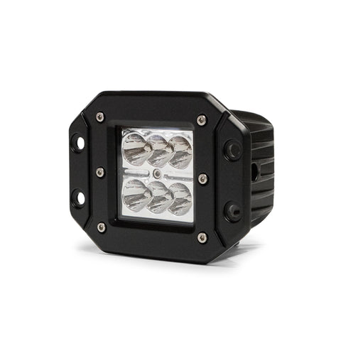 DV8 Offroad 3in Flush Mount LED Lights 20W Flood/Spot 5W Cree - B3FM24W3W