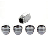 McGard Wheel Lock Nut Set - 4pk. (Under Hub Cap / Cone Seat) 7/16-20 / 3/4 & 13/16 Hex / .775in. L - 24011