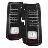 Xtune Hummer H3 06-09 ( Non H3T ) LED Tail Lights Black ALT-ON-HH306-LED-BK - 5017697