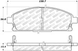 StopTech Street Select Brake Pads - Rear - 305.06910