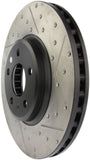 StopTech Power Slot 09-10 Audi A4/A4 Quattro / 08-10 A5 / 10 S4 Front Left Drilled & Slotted Rotor - 127.33123L