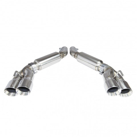 Kooks 2016 + Chevrolet Camaro SS 3in Axle Back Exhaust System w/ Mufflers and Polished Quad Tips - 22606250