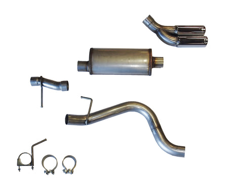 JBA 19-20 Ford Ranger EcoBoost 304SS Dual Side Rear Exit Cat-Back Exhaust w/3-1/2in Tips - 30-2545