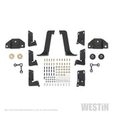 Westin 99-16 Ford F-250/350/450/550 CC (6.75ft Bed) HDX Drop Whl to Whl Nerf Step Bars - Text Blk - 56-534015