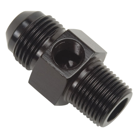 Russell Performance -6 AN Flare to 3/8in Pipe Pressure Adapter (Black) - 670063