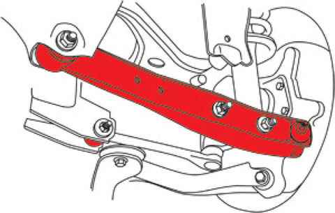 SPC Performance 08-12 Subaru Impreza/ 2022+ BRZ/Toy 86 Rear Camber Arm & Toe Kit (SINGLE ARM-REQ 2) - 67660